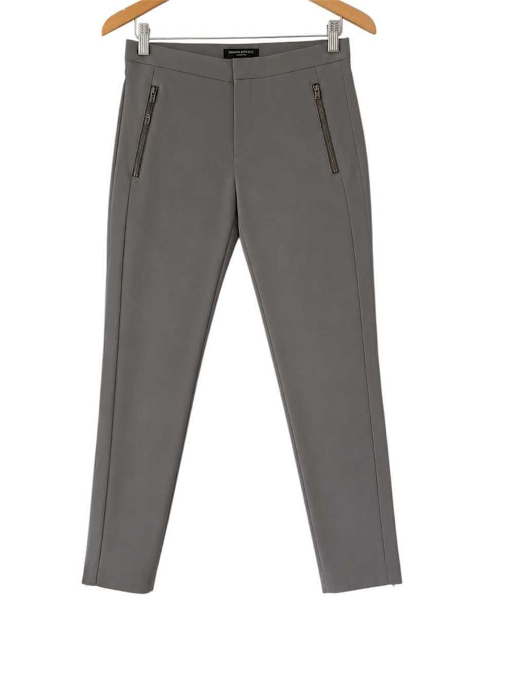 Banana Republic Women’s Gray Ankle Zip-Pocket Pants
